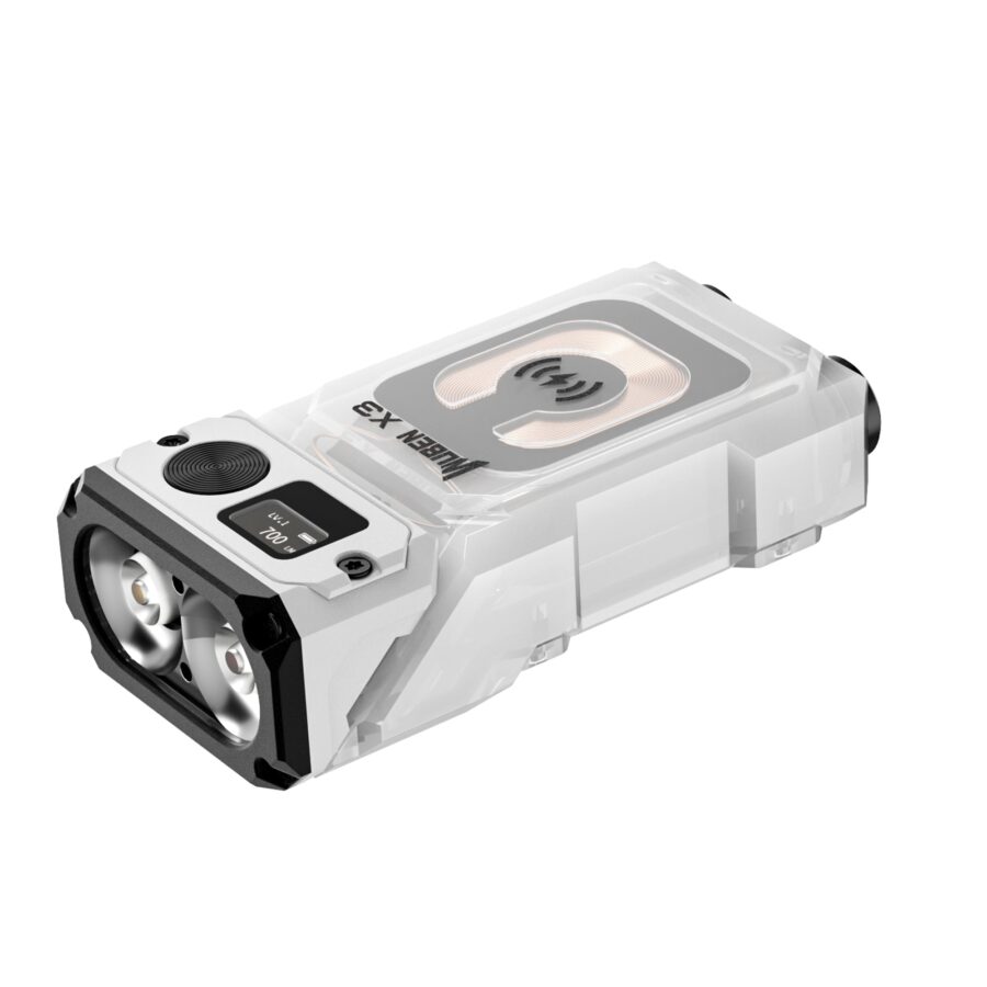 WUBEN Lightok X3 Owl Compact Rechargeable EDC Flashlight（Red and white light）