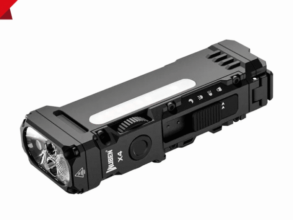 Wuben X4 Multi-Function 1500 Lumen Flat EDC Flashlight