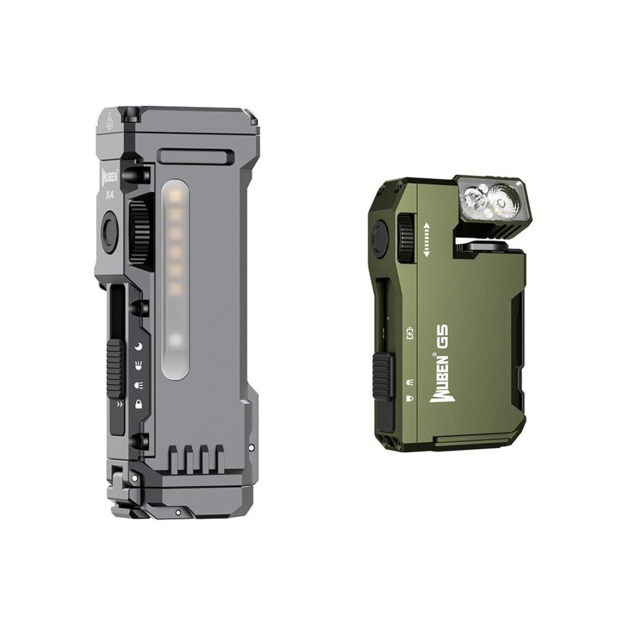 Wuben X4 Compact Multi-Function EDC Flashlight Bundle Sale