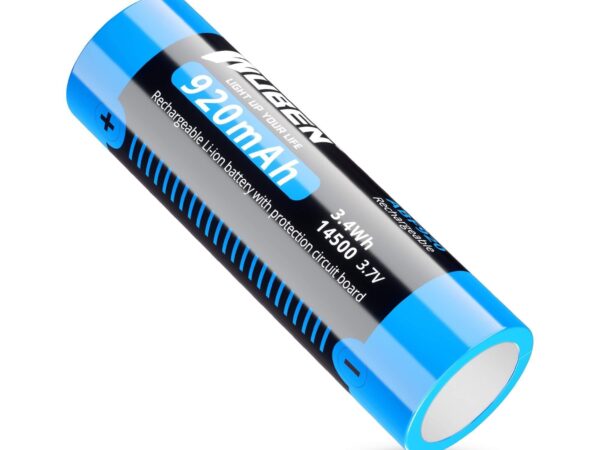 Wuben E6 Small Steel Cannon Strong Flashlight Extra Battery
