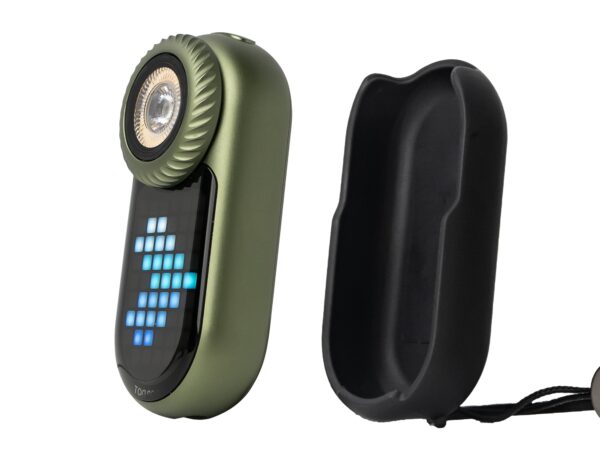 LOOP GEAR LOOPDOT & Dotcase-Pixel Display EDC Flashlight With Fidget Dial