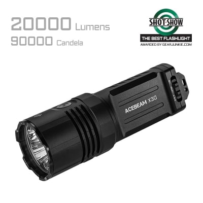 Show details for X30 Dual-Source Searching Flashlight with Three Modes