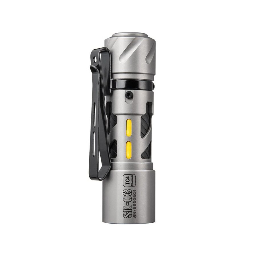 LOOP GEAR SK03 Titanium LED Flashlight 1000Lumens 120 Meters