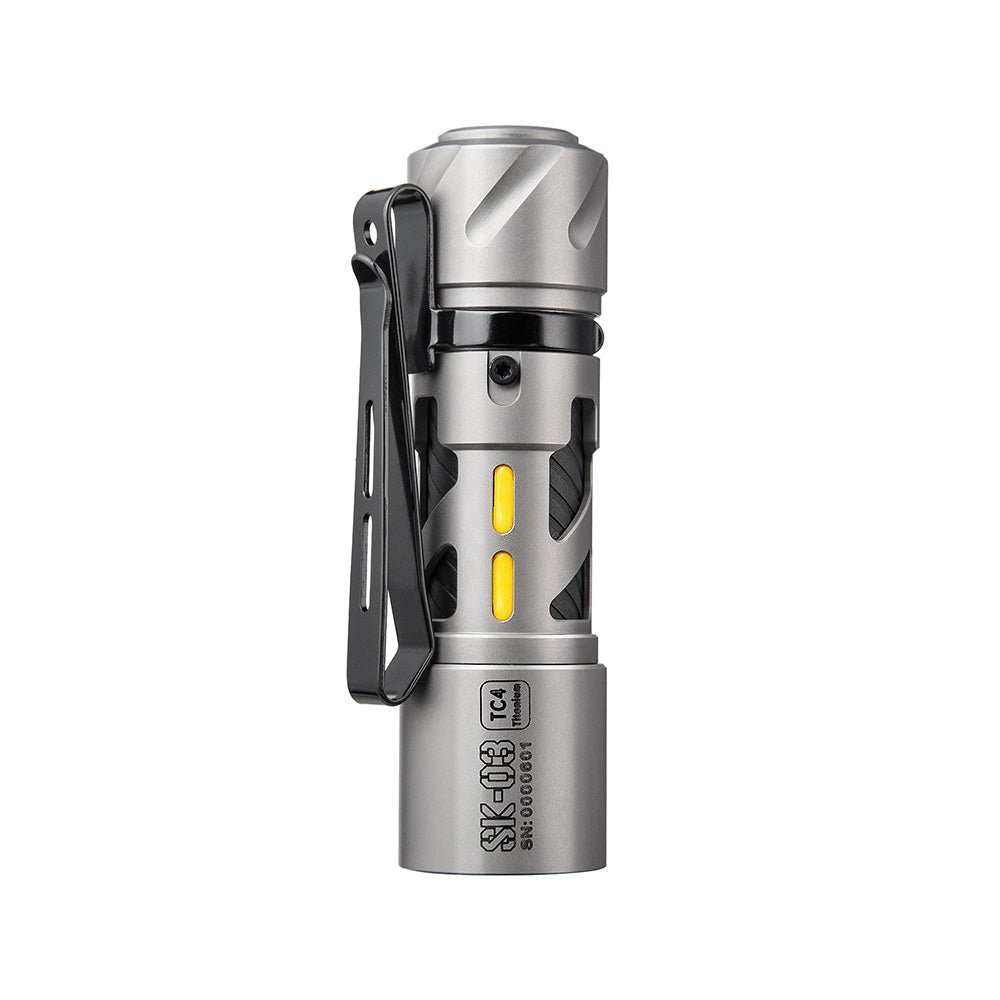 LOOP GEAR SK03 Titanium LED Flashlight 1000Lumens 120 Meters