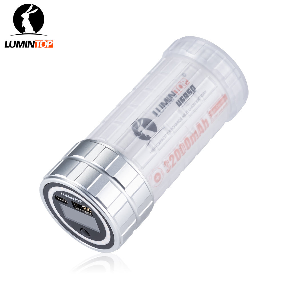 Lumintop Aurora 2-in-1 Flashlight + 32000mAh Power Bank Warm White & RGB Light
