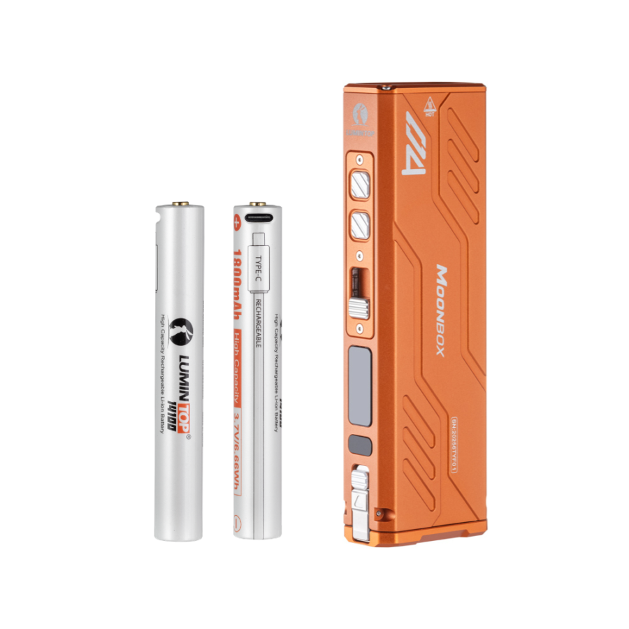 Lumintop Moonbox 4.0 Quad-Light Source LED Flashlight with 1600LM, UV, Laser & RGB