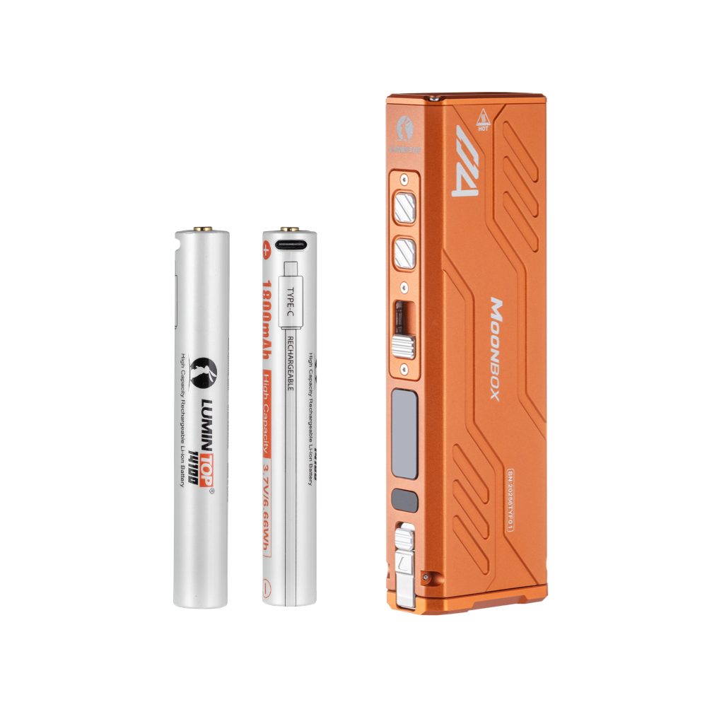 Lumintop Moonbox 4.0 Quad-Light Source LED Flashlight with 1600LM, UV, Laser & RGB