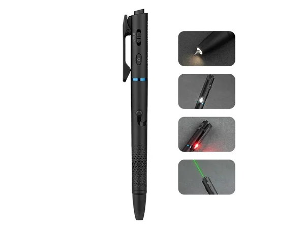 O’Pen 3 Multifunctional Pen Light with 120 Lumens & Green Laser