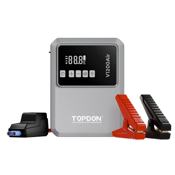 TOPDON Jump Starter | 3000A Power Pack Air Compressor