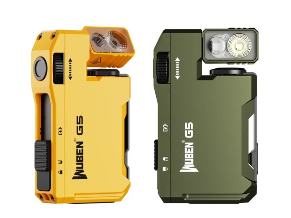 WUBEN G5 yellow（bundle） edc light 400 lumens