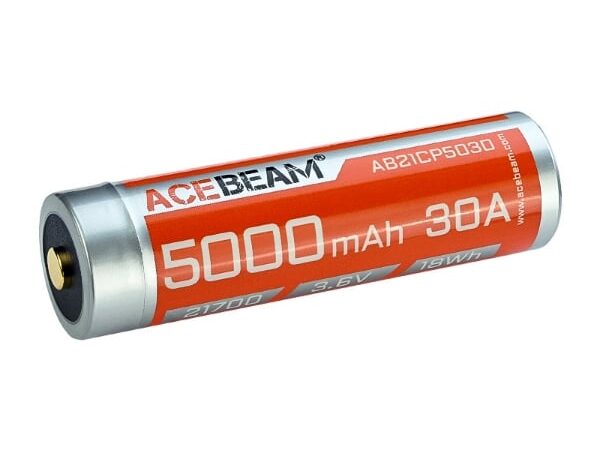 21700 5000mAh Tabless High-Drain Rechargeable Li-ion Batteries