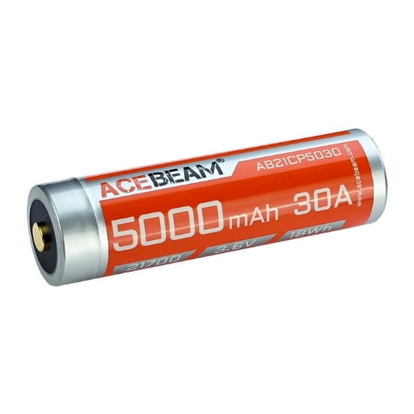 21700 5000mAh Tabless High-Drain Rechargeable Li-ion Batteries
