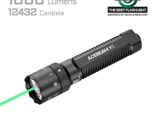 K1 EDC Flashlight with Three Light Sources