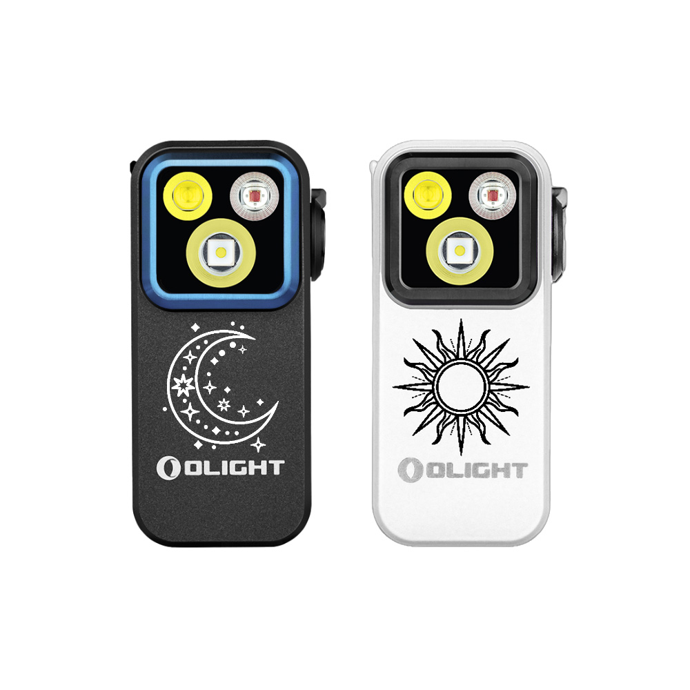 Oclip Pro Black Moon & White Sun Limited Edition Clip Light
