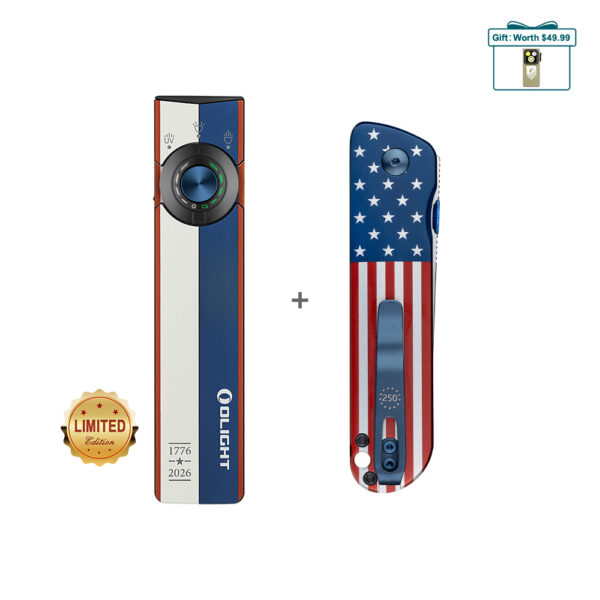 The Independence Duo | Limited Edition EDC Flashlight & Knife Bundle