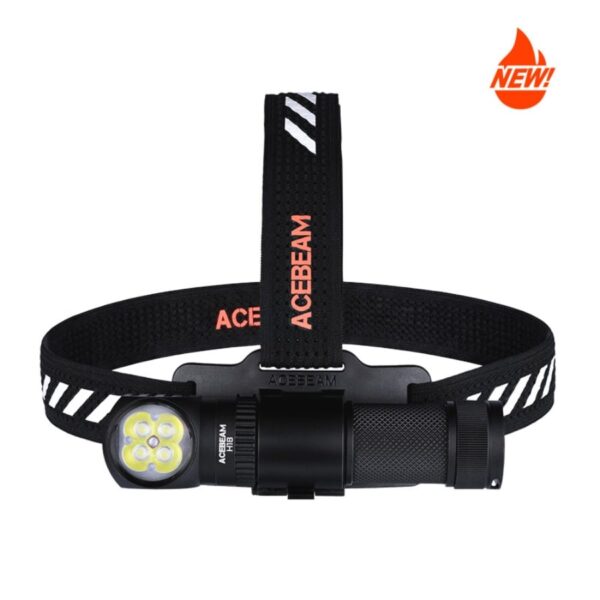 H18 Dual-Source Right Angle Headlamp with Red Light