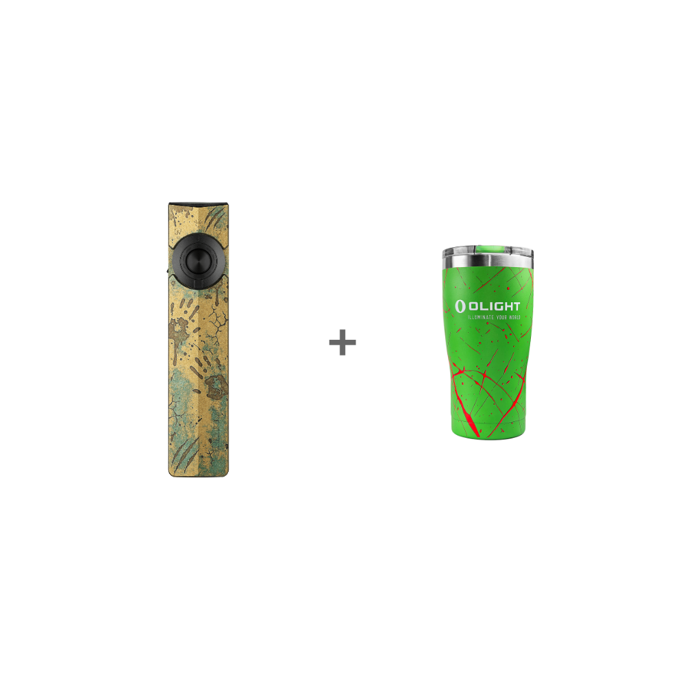 ArkPro Wasteland Relic Flat Unibody EDC Flashlight with Multiple Light Sources
